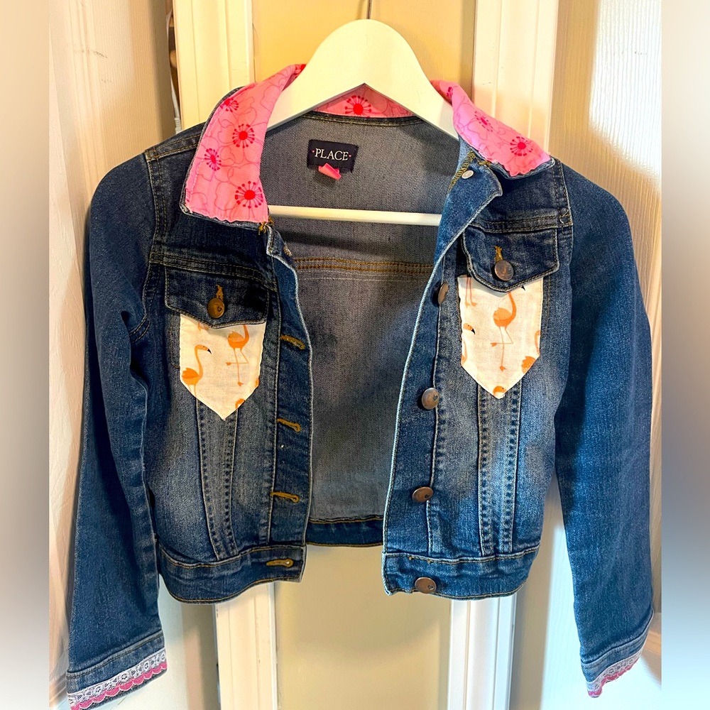 Jean jacket kids size 7/8- children’s place